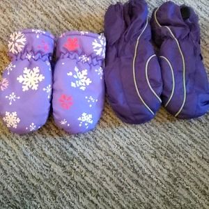 Toddler girls winter gloves